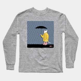 Rainy Cat Long Sleeve T-Shirt